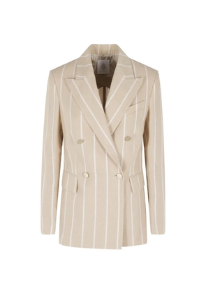 Eleventy striped-pattern blazer - Neutrals