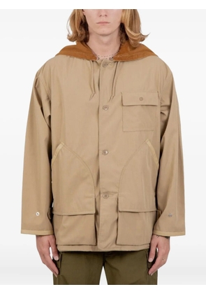 BEAMS PLUS hooded jacket - Brown