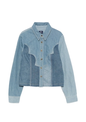 Levi's patchwork button-up jacket - Blue