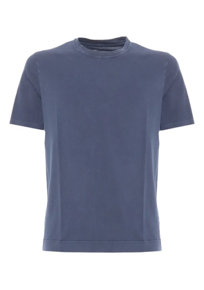 Fedeli short-sleeve cotton T-shirt - Blue