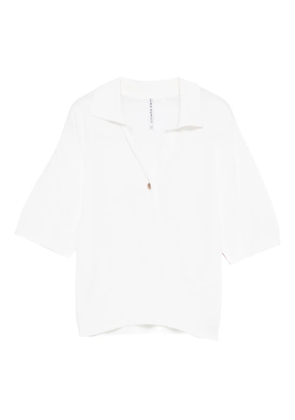 Liviana Conti Sally button polo shirt - White