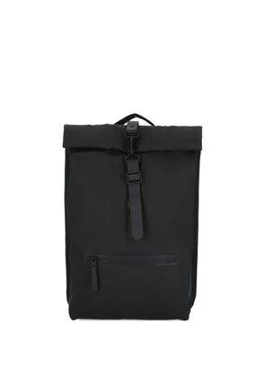 Rains black backpack