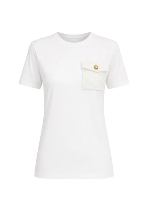 Karl Lagerfeld pocket T-shirt - White