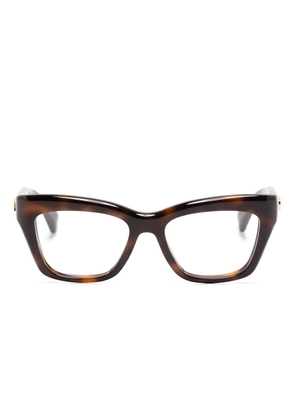 Gucci Eyewear cat-eye frame glasses - Brown