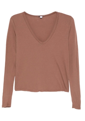James Perse V-neck top - Brown