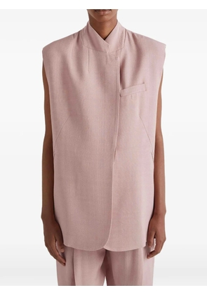 MeimeiJ chest-pocket vest - Pink