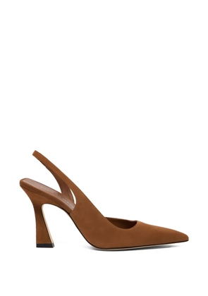 Stuart Weitzman Vinnie D'orsay slingback heeled pumps - Brown