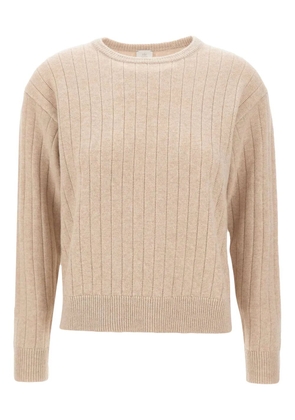 Eleventy ribbed crew-neck sweater - Neutrals