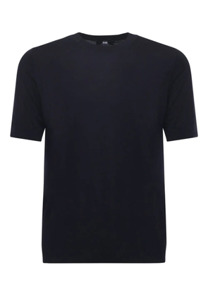 ALPHA STUDIO short-sleeve knitted T-shirt - Black