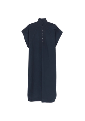 Barena button-fastening dress - Blue