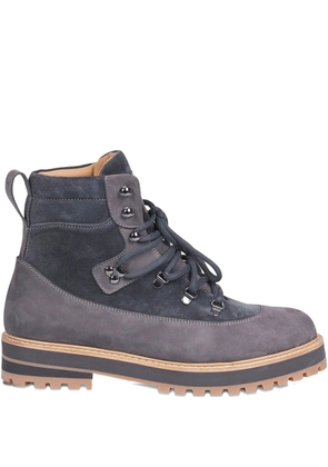 Eleventy lace-up fastening boots - Grey