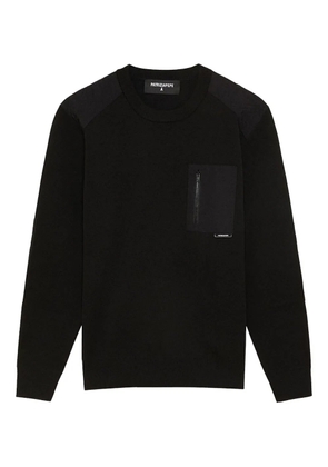 Patrizia Pepe pocket-patch sweaters - Black