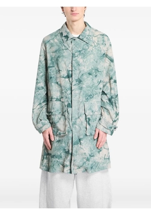 Y-3 Aop hooded parka - Green