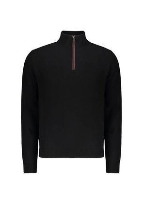 Fedeli half-zip sweater - Black