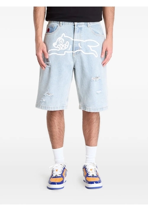 Billionaire Boys Club - Ice Cream Running Dog denim shorts - Blue