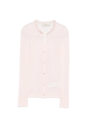 Blumarine beaded cardigan - Pink