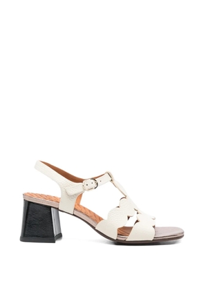 Chie Mihara Linaza scalloped sandals - White