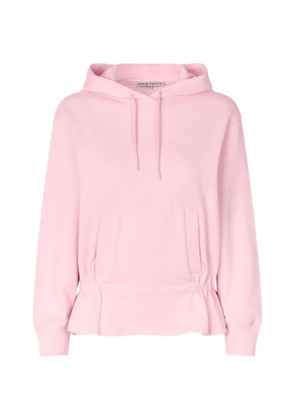 Stine Goya ruffled-hem hoodie - Pink