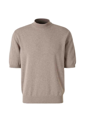Zanone short-sleeve turtleneck T-shirt - Neutrals
