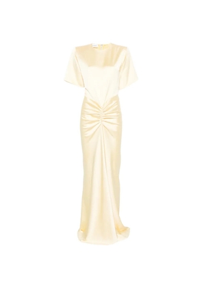 THE ANDAMANE Iris draped maxi dress - Yellow