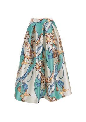 Lunatica Milano patterned skirt - Neutrals