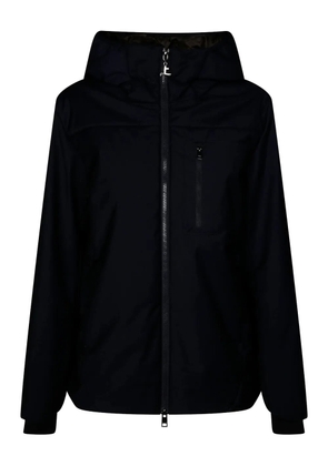 ON THE BUND zip-up hooded jacket - Black