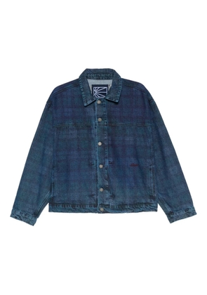 RASSVET plaid denim jacket - Blue
