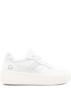 D.A.T.E. leather platform sneakers - White