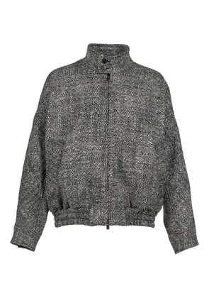 DARKPARK herringbone-pattern jacket - Black