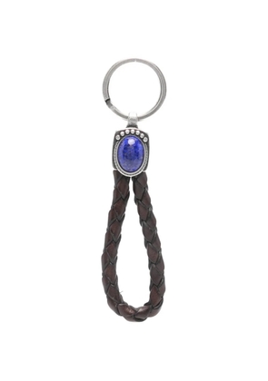 ALBERTO LUTI braided keyring - Brown