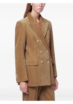 P.A.R.O.S.H. double-breasted corduroy blazer - Brown