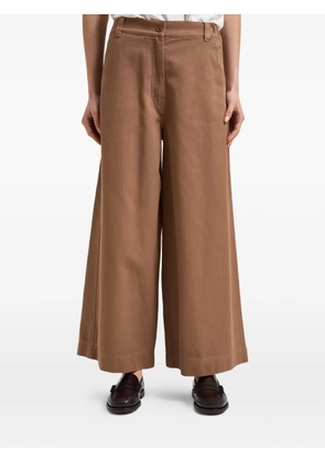 Weekend Max Mara Ariete button pocket trousers - Brown
