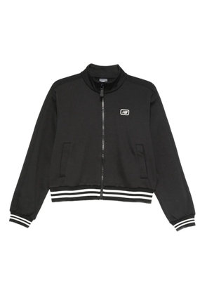 New Balance zip-up striped-cuff jacket - Black