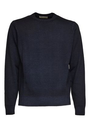 Filippo De Laurentiis crew-neck long-sleeve sweater - Blue