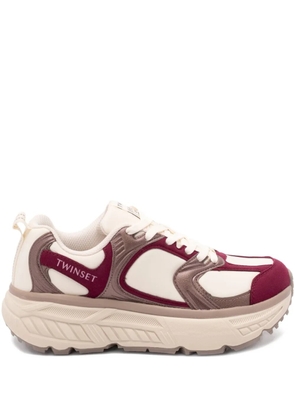TWINSET Fessura panelled sneakers - Neutrals