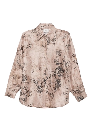 Alysi floral-print shirt - Neutrals