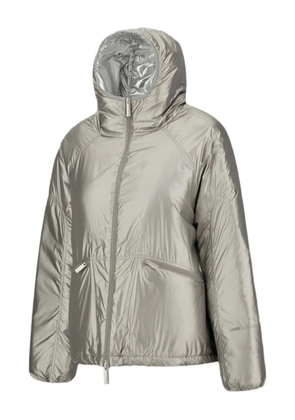 Herno Laminar metallic hooded jacket - Silver