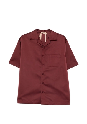 Nº21 short-sleeve chest-pocket shirt - Red
