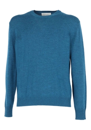 Ballantyne ribbed crew-neck sweater - Blue