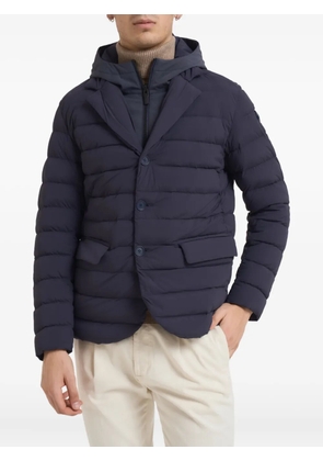 Colmar button hooded jacket - Blue