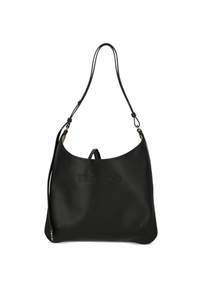 Palm Angels embossed-logo shoulder bag - Black