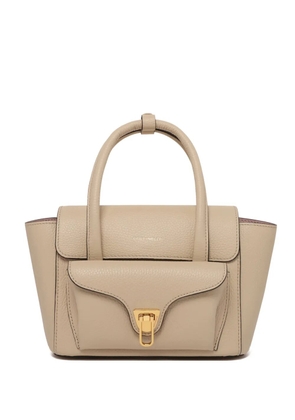 Coccinelle small Beat tote bag - Neutrals