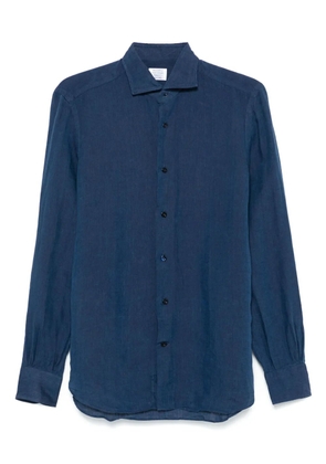 Mazzarelli cutaway-collar shirt - Blue