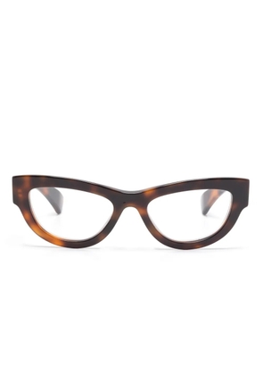 Gucci Eyewear cat-eye glasses - Brown