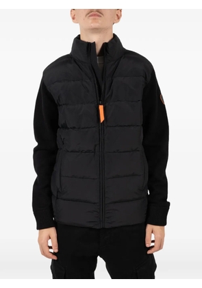 GERTRUDE Alessandro quilted zip-up cardigan - Black