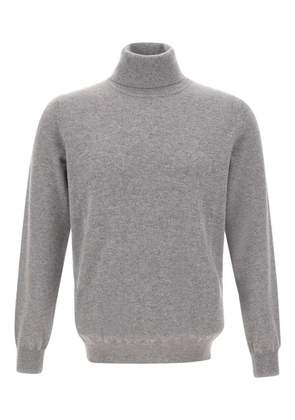 Kangra turtleneck ribbed-edge sweater - Grey