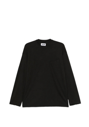 Magliano chest pocket long sleeve T-shirt - Black