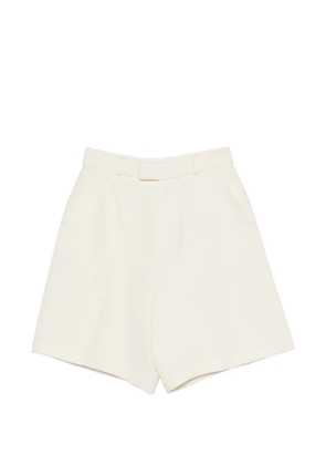 R2W belt tailored shorts - Neutrals