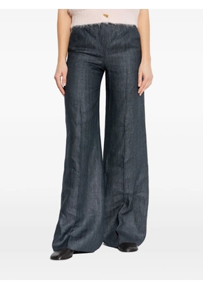 Max Mara Deserto flared trousers - Blue