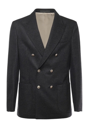 Eleventy double-breasted jacket - Grey